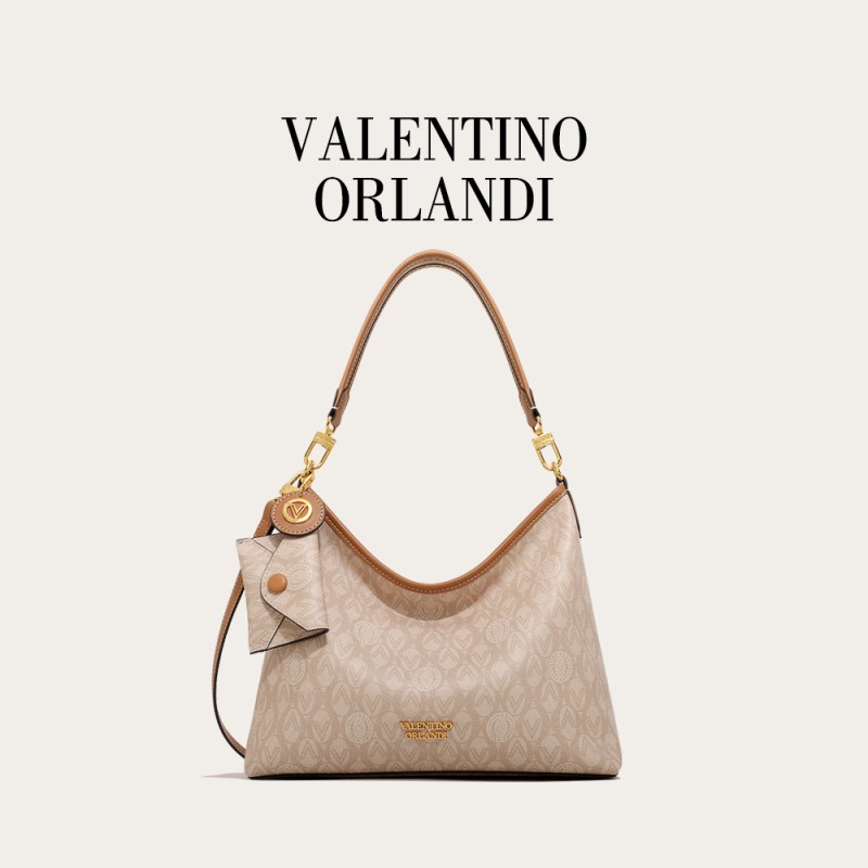 VALENTINO ORLANDI M'TOAT 中号托特包奶茶色