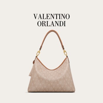 VALENTINO ORLANDI M'TOAT 中号托特包奶茶色