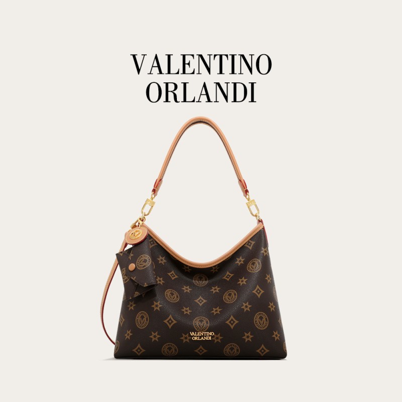 VALENTINO ORLANDI M'TOAT系列中号托特包棕色