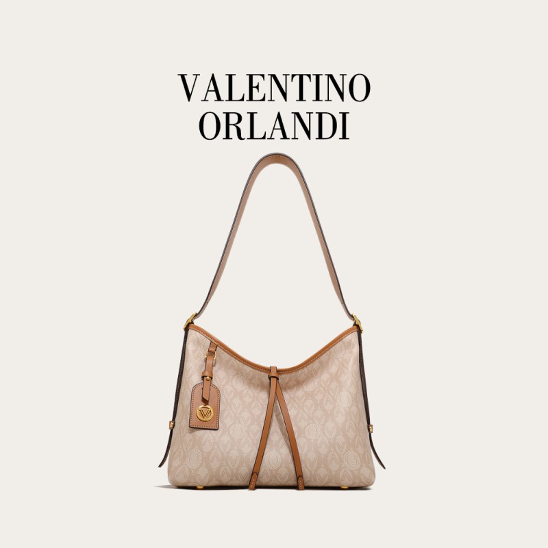 VALENTINO ORLANDI MTOAT 中号托特包奶茶色