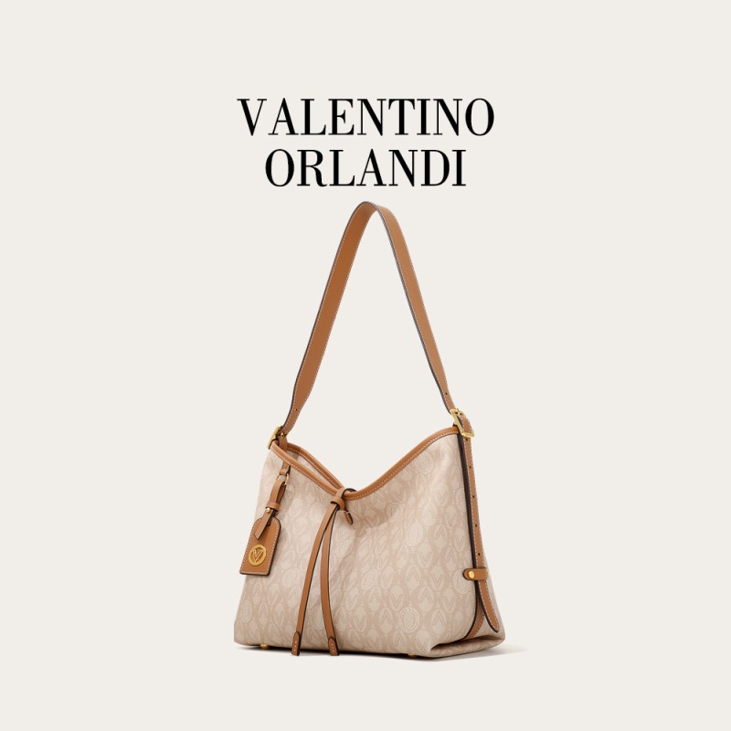 VALENTINO ORLANDI MTOAT 中号托特包奶茶色
