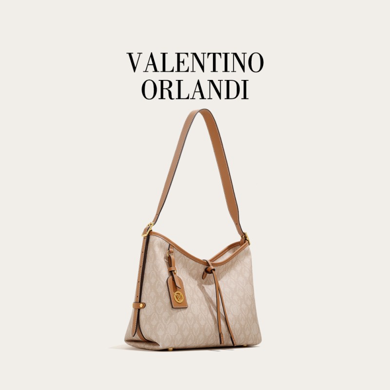 VALENTINO ORLANDI MTOAT 中号托特包奶茶色