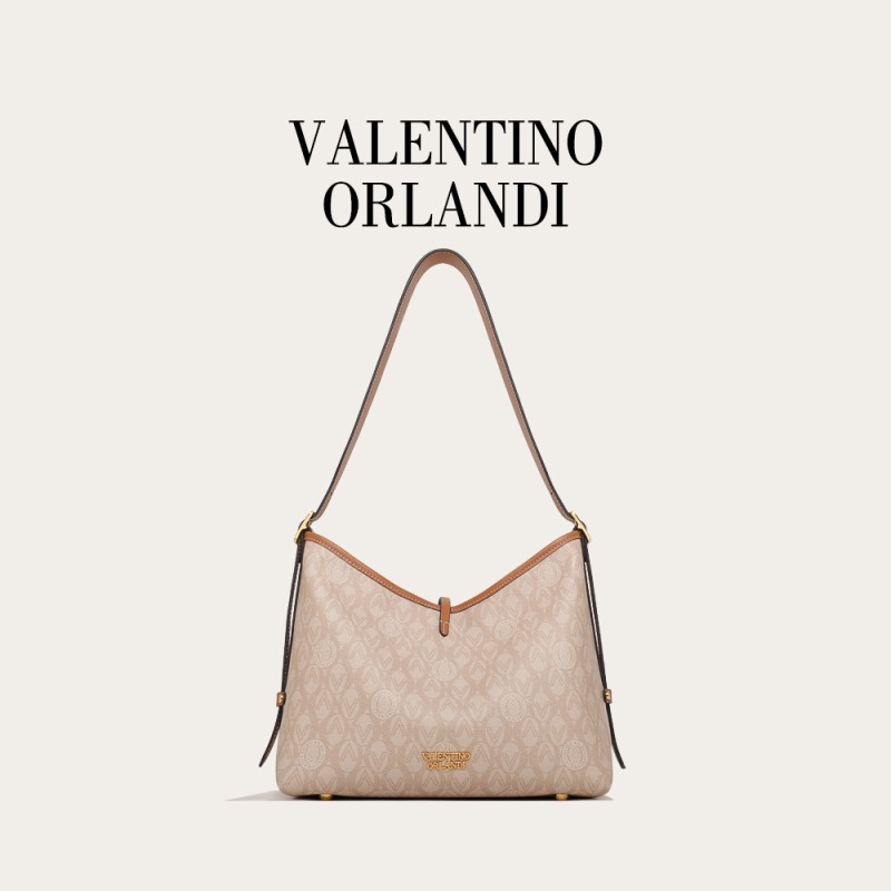 VALENTINO ORLANDI MTOAT 中号托特包奶茶色